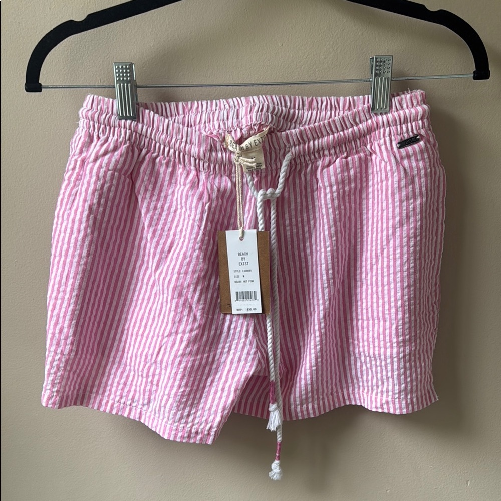 NWT Pink Striped Women's Shorts